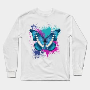 Colorful Butterfly Long Sleeve T-Shirt